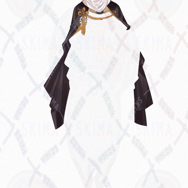 검은 고양이 같은 기모노 차림의 남자 상품 이미지 11번째