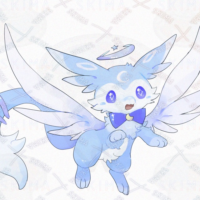 天使風ケモ【表情9種類】の商品画像5枚目