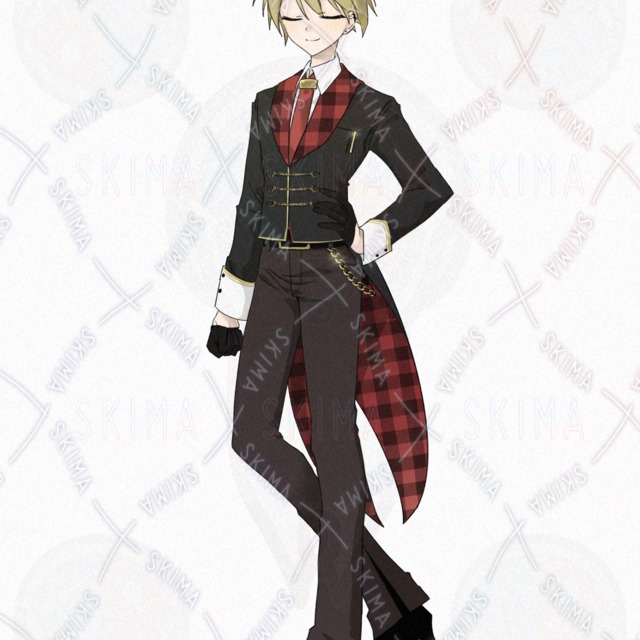 Blond-Haired, Blue-Eyed Boy in Red Plaid Shirt 的商品圖片第 6 張