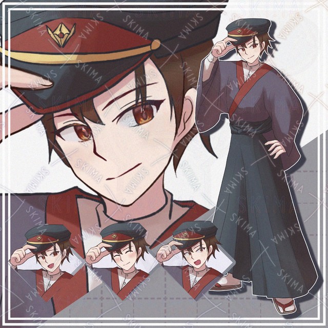 【表情10種】和服の男の子【立ち絵】の商品画像