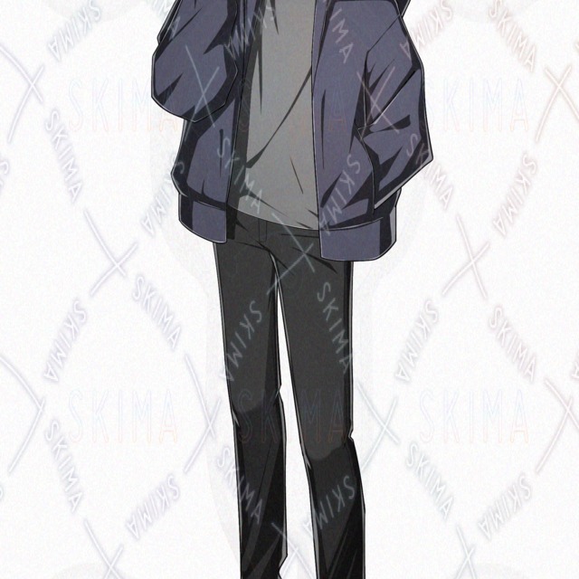 表情差分8枚　男性キャラ　立ち絵の商品画像3枚目