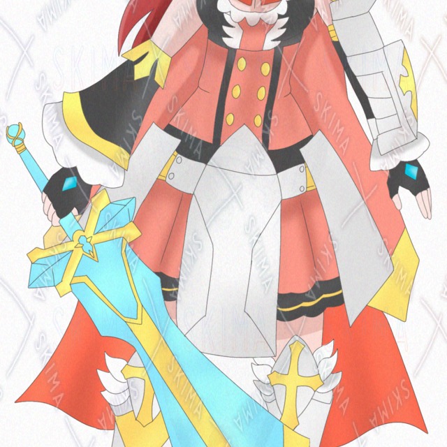 Image 3 of 5 Expression Variations – Female Knight