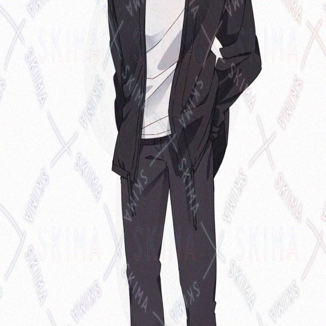 Cool Black-Haired Male [6 Facial Expressions] 的商品圖片第 6 張