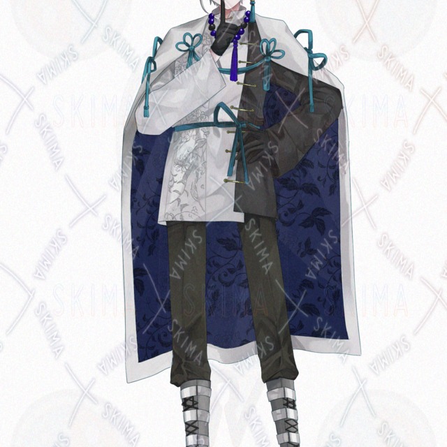 中華っぽい青年【表情差分全10種】の商品画像4枚目