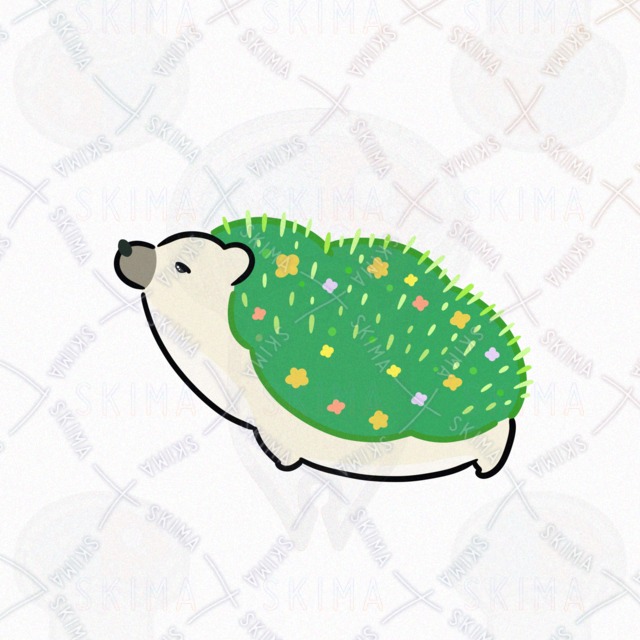 はなのはりねずみ（表情5種類）の商品画像2枚目