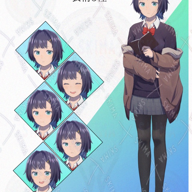 本を読む少女の商品画像