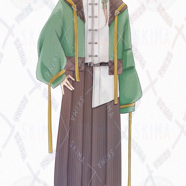 眼鏡をかけた綺麗な中性さんの商品画像3枚目