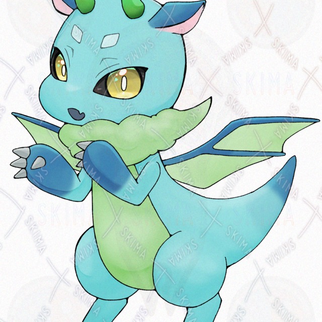 【表情差分6種】ドラゴン【人外】の商品画像4枚目