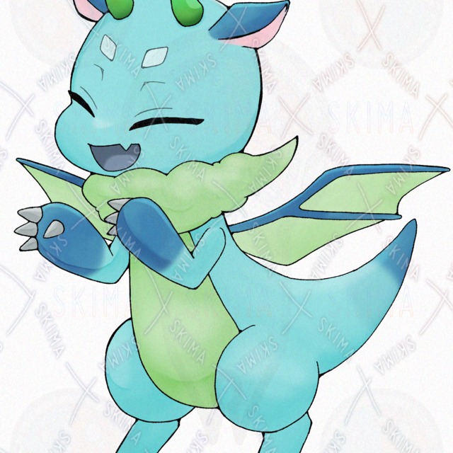 【表情差分6種】ドラゴン【人外】の商品画像7枚目