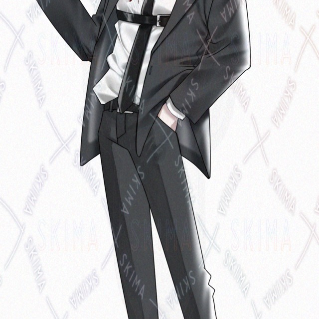 【立ち絵】金髪スーツ/男性キャラ【表情8種】の商品画像9枚目