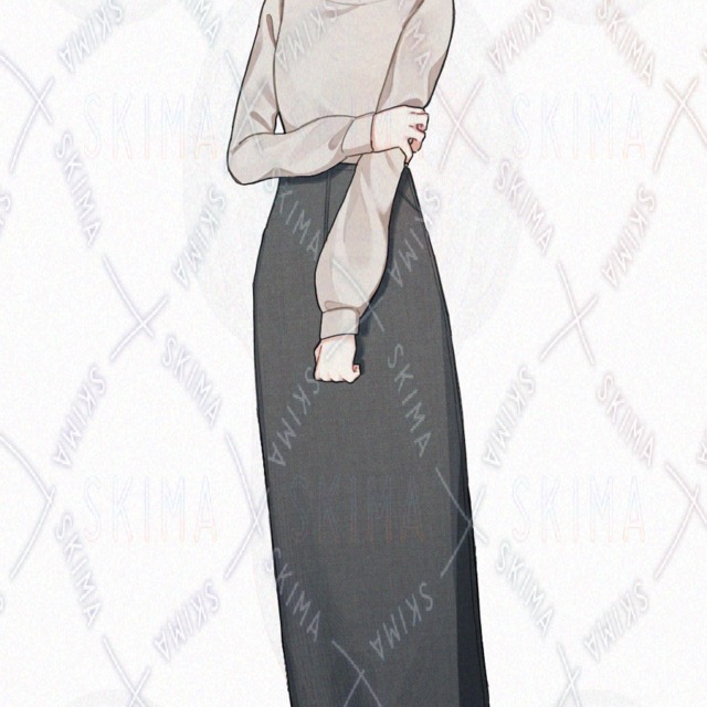 10 Expressions: Unlucky-Looking Woman – Standing Illustration 的商品圖片第 2 張