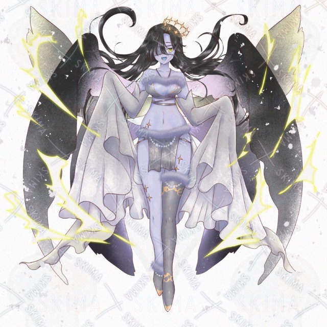 adopt18: 4 Facial Expressions (Black Hair, Blue Skin, Eye Patch) 的商品圖片第 3 張