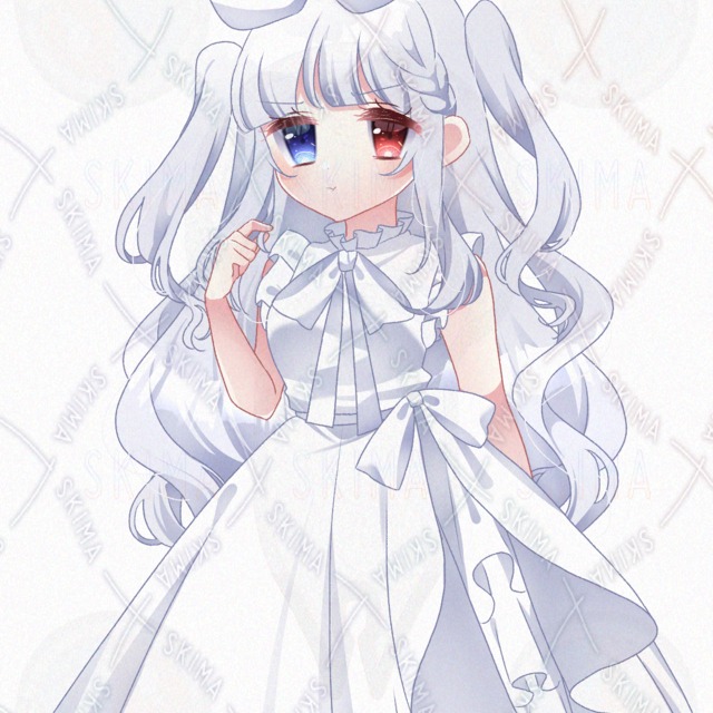 白髪オッドアイ白ワンピちゃんの商品画像4枚目