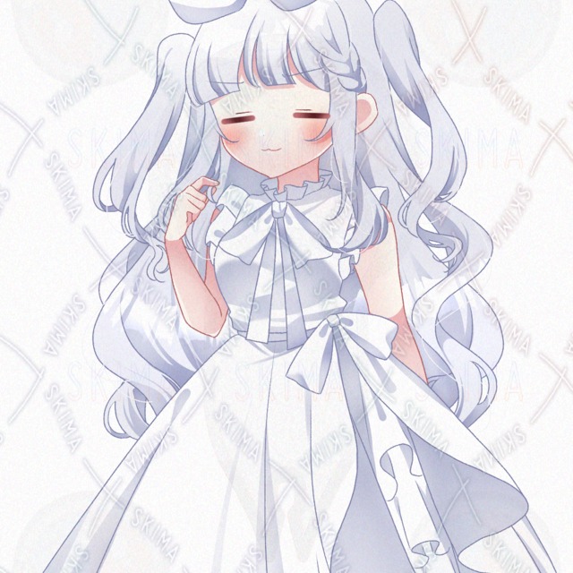 白髪オッドアイ白ワンピちゃんの商品画像6枚目