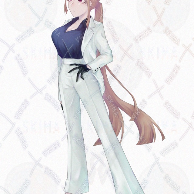 【表情9種】白スーツの女性/adopt_09【おまけつき】の商品画像4枚目