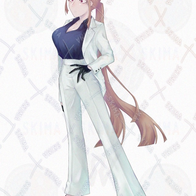 【表情9種】白スーツの女性/adopt_09【おまけつき】の商品画像9枚目