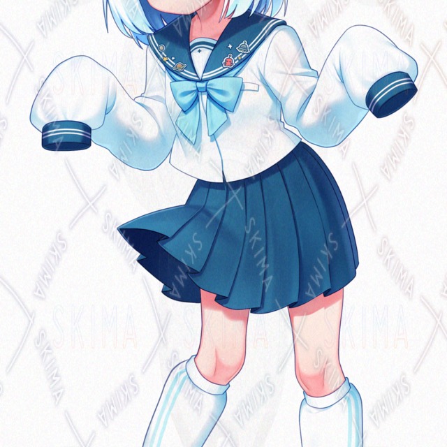 표정 8종】외계인 같은 소녀 상품 이미지 4번째