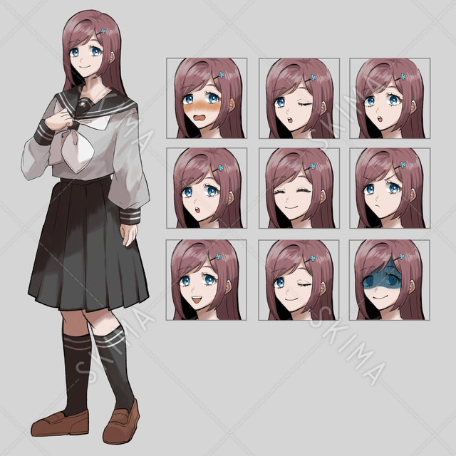 セーラー服の女の子