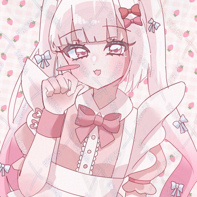 【一点物／商用利用〇】ピンクメイドちゃんの商品画像