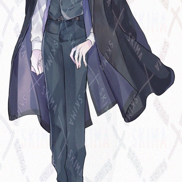 スーツベストの青年【表情10種】の商品画像2枚目