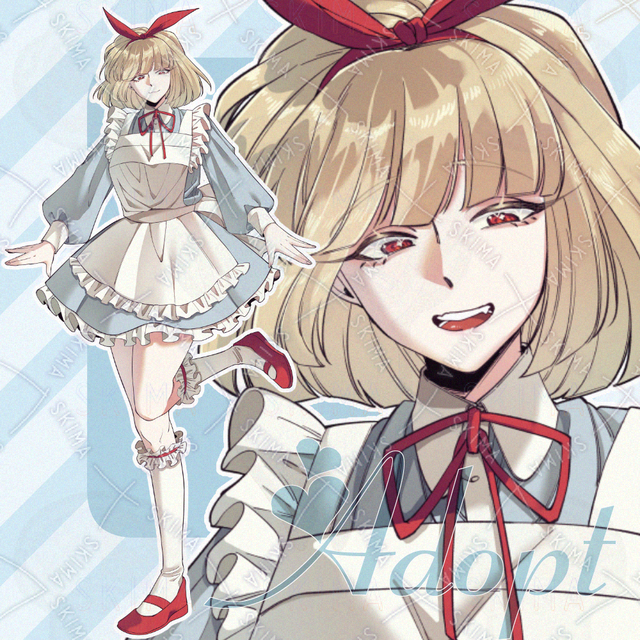 アリス風女の子立ち絵の商品画像