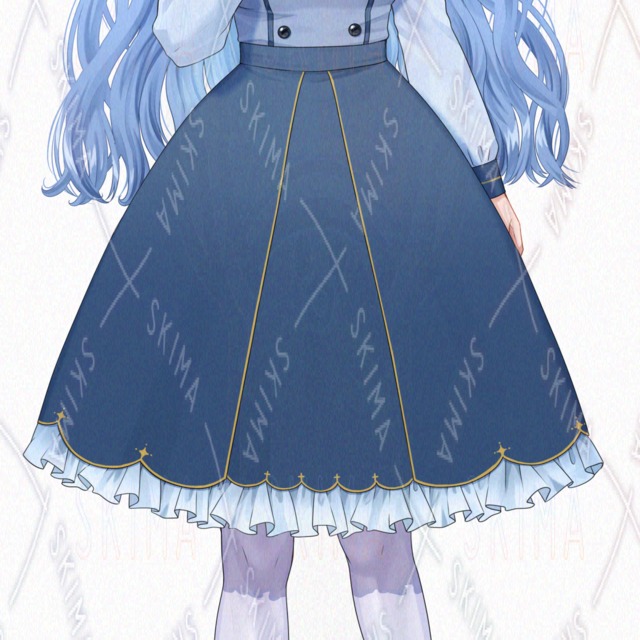 【表情10種】ファンタジー風+寒色の少女の商品画像3枚目