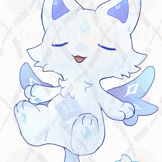 Image 11 of White Kemono [10 Expressions]