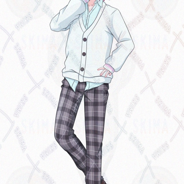 ハーフアップ男子学生の商品画像6枚目