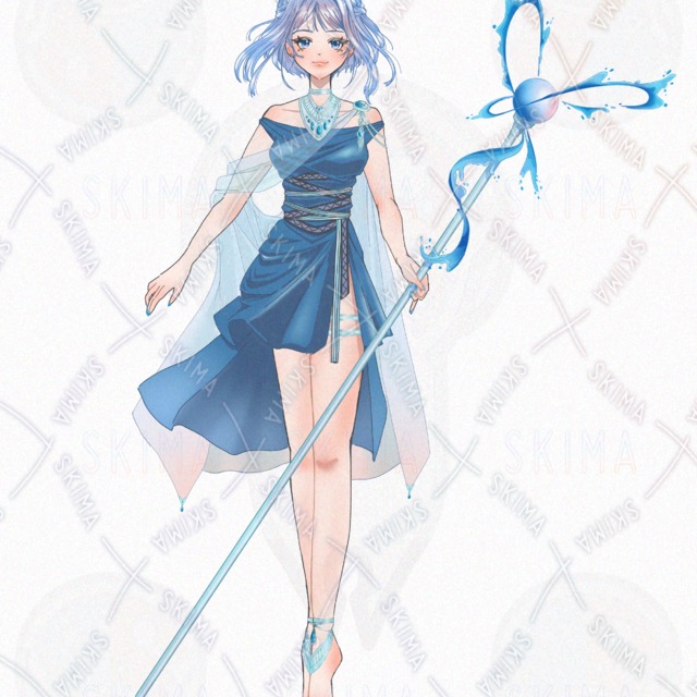 Water Spirit Girl: Expression Variation 4 的商品圖片第 2 張