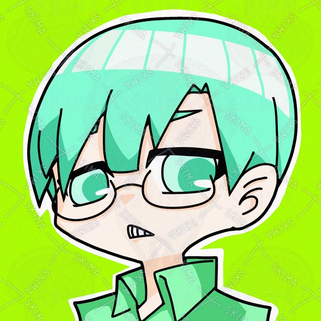 カートゥーン風イラストアイコン　表情差分ありの商品画像