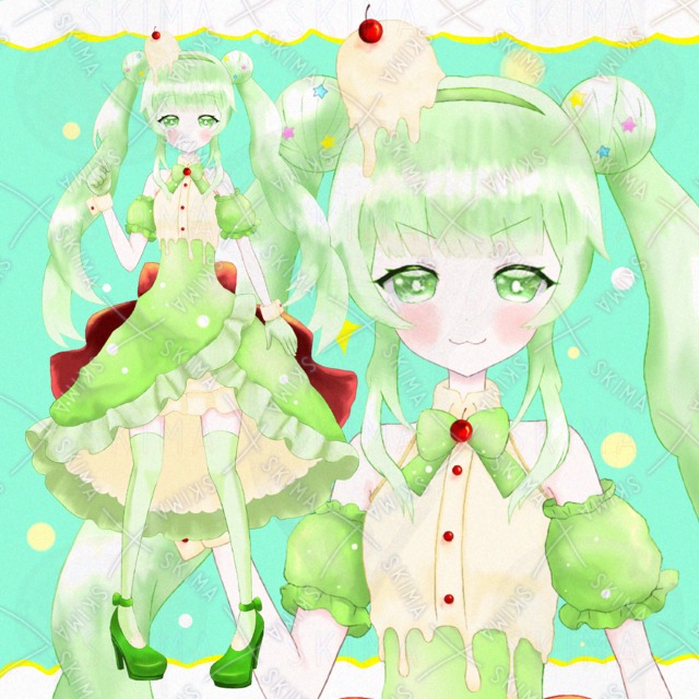 メロンソーダの少女の商品画像