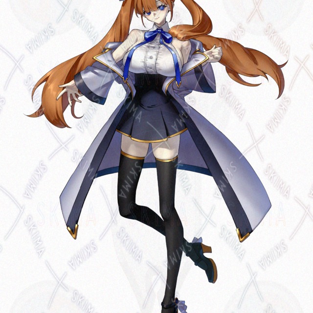 트윈테일의 소녀 [표정 5종 상품 이미지 4번째