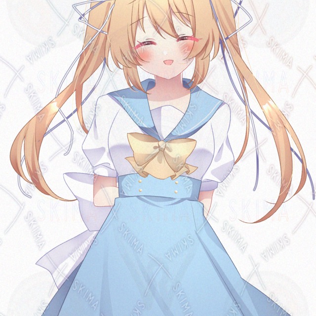 ギャルゲ風ツインテセーラー少女の商品画像6枚目