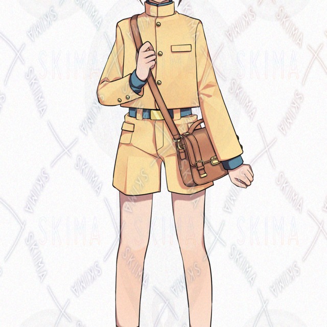 【表情8種】学ランの男の子の商品画像8枚目