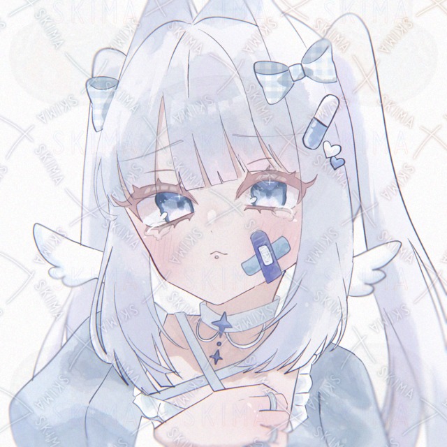 アイコン／うるうる水色ちゃんの商品画像