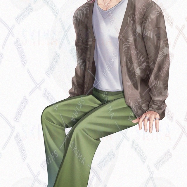 【立ち絵・差分10種】春色な男性の商品画像8枚目