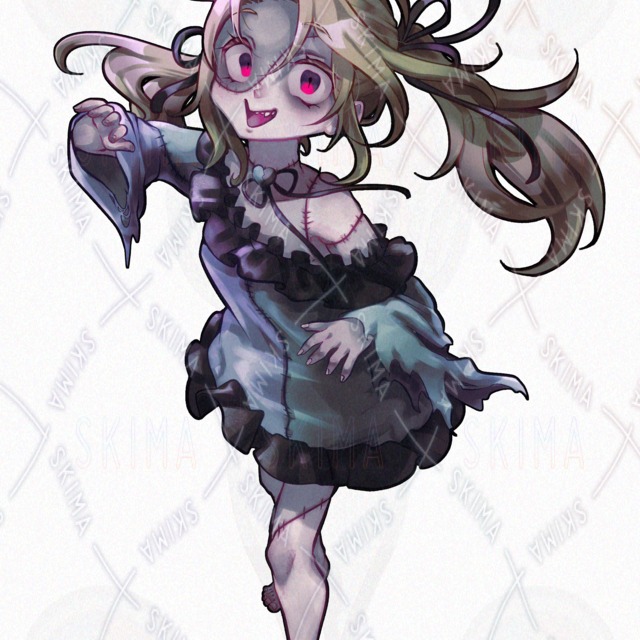 [9 Expressions] Adopt40_Zombie Girl [Includes Human Form] 的商品圖片第 3 張