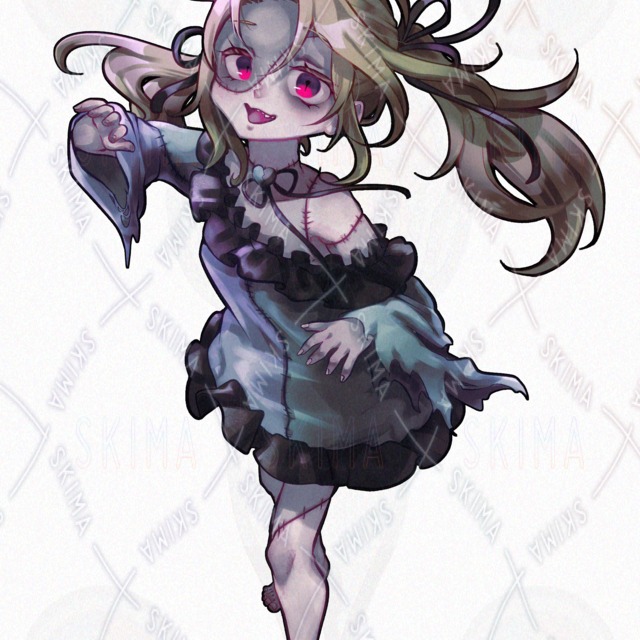 [9 Expressions] Adopt40_Zombie Girl [Includes Human Form] 的商品圖片第 7 張