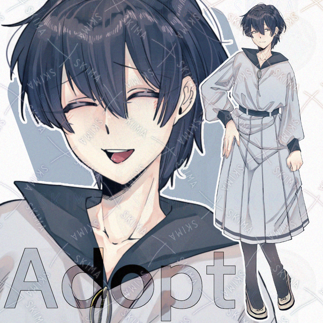 困り眉の制服女子立ち絵の商品画像