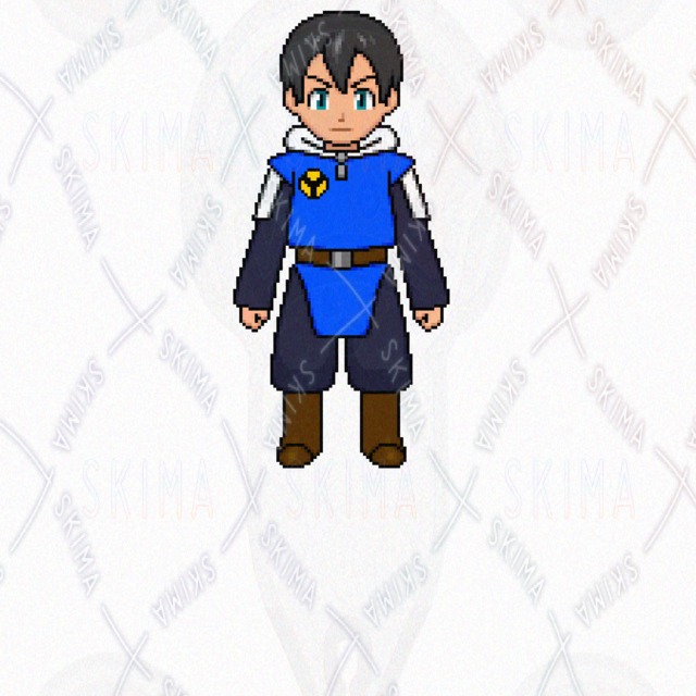 A.B.Cの3タイプ＋表情4種類・ドット絵勇者（見習い）の商品画像7枚目