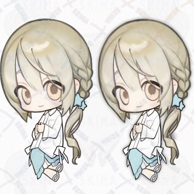 【椅子・人魚差分】清楚な女の子(表情7種/ミニキャラつき)の商品画像11枚目