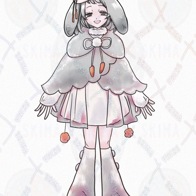 うさぎ耳の女の子【表情差分4種】の商品画像3枚目