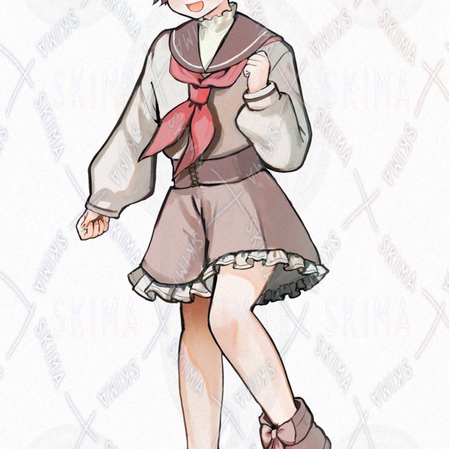 【表情6種】ピンク髪の男の子の商品画像4枚目