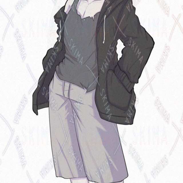 ダウナーな少年【表情差分10種】の商品画像11枚目