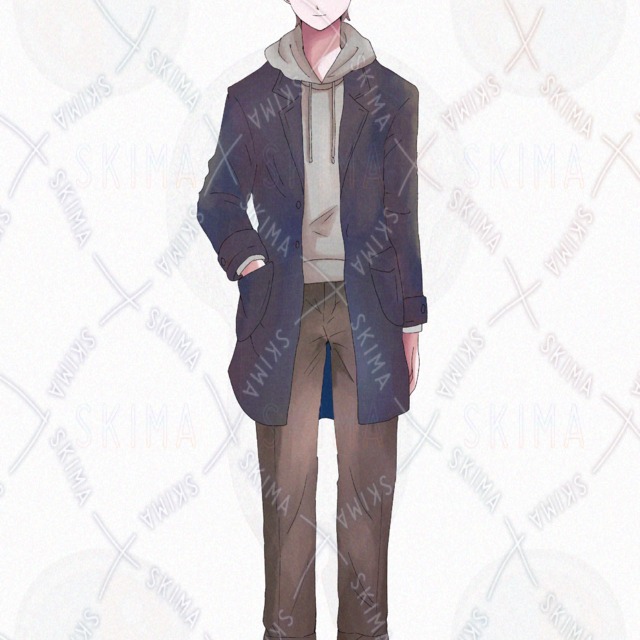 金髪のフードの青年【表情差分7種】の商品画像2枚目