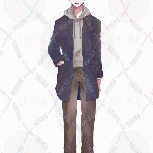 金髪のフードの青年【表情差分7種】の商品画像3枚目