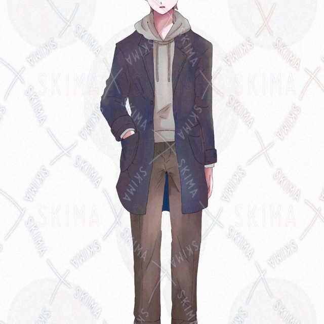 金髪のフードの青年【表情差分7種】の商品画像5枚目