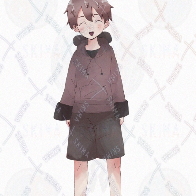 こぐまフードの男の子【表情差分7種】の商品画像3枚目