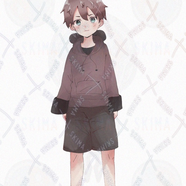 こぐまフードの男の子【表情差分7種】の商品画像4枚目