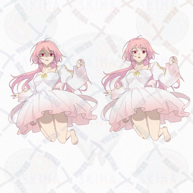 【opt】女の子イラスト2体セット販売 立ち絵の商品画像4枚目